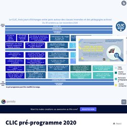 CLIC pré-programme 2020