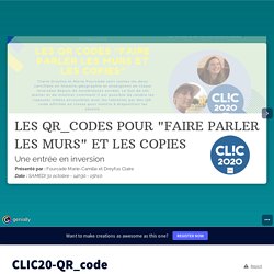 CLIC20-QR_code par MC Fourcade sur Genially