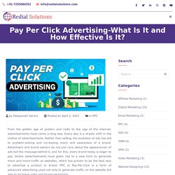 Pay Per Click Advertising-What Is It and How Effective Is It?