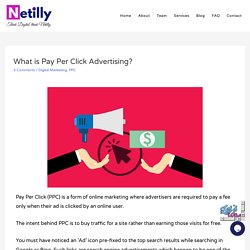 What is Pay Per Click Advertising? - Netilly Blogs
