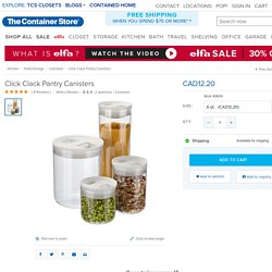Click Clack Pantry Canisters