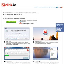 Click.to - Installation