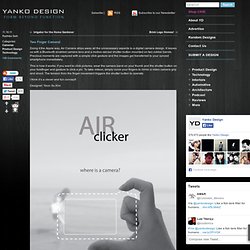 Air Clicker - Camera Concept by Yeon Su Kim & Yanko Design