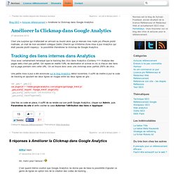 Clickmap sur Google Analytics