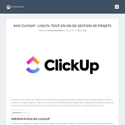 Avis ClickUp : l'outil tout-en-un de gestion de projets