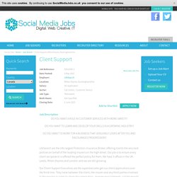 Client Support, Milton Keynes, Buckinghamshire - Social Media Jobs