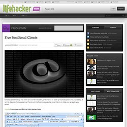 Five Best Email Clients