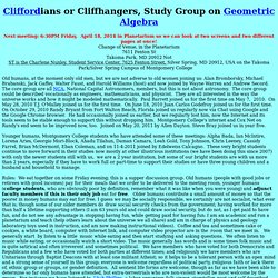 Cliffordians, Study Group on Geometric Algebra