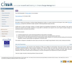 CLIMA - Homepage