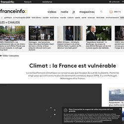 Climat : la France est vulnérable