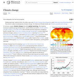 Climate change - Wikipedia