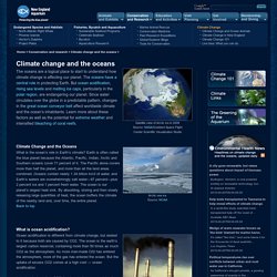 Climate change and the oceans