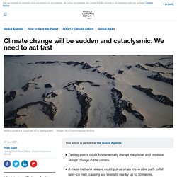 Climate change will be sudden and cataclysmic. We need to act fast