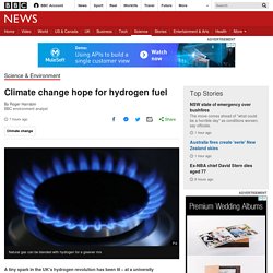 Climate change hope for hydrogen fuel