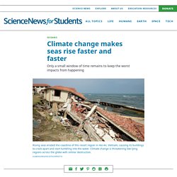 Climate change makes seas rise faster and faster