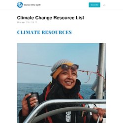 Climate Change Resource List - Women Who Sail®
