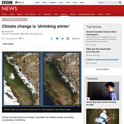 Climate change is 'shrinking winter'