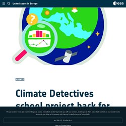 - Climate Detectives school project back for second edition