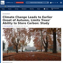 Climate Change Leads to Earlier Onset of Autumn, Limits Trees’ Ability to Store Carbon: Study