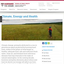 The Center for Health and the Global Environment