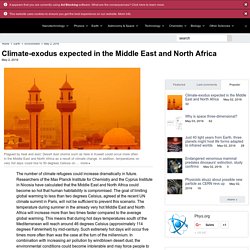 Climate-exodus expected in the Middle East and North Africa