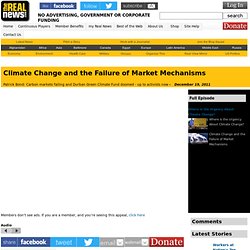 Climate Change and the Failure of Market Mechanisms