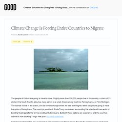 Climate Change Is Forcing Entire Countries to Migrate