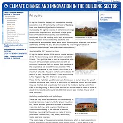 Fri og fro - Climate Change and Innovation in the Building Sector - CIBS