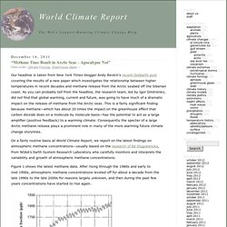 World Climate Report » “Methane Time Bomb in Arctic Seas – Apocalypse Not”
