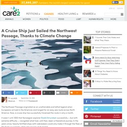 Climate Change Opens NW Passage to Cruises