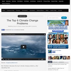 The Top 6 Climate Change Problems