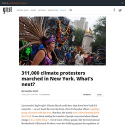 311,000 climate protesters marched in New York. What’s next?