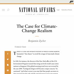 The Case for Climate-Change Realism
