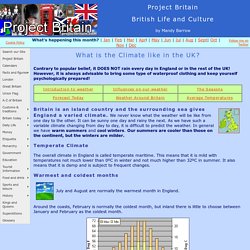 Climate and Temperature Britain