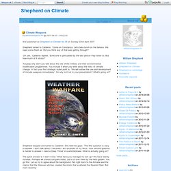 Climate Weapons - Shepherd on Climate