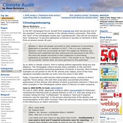 Climategatekeeping « Climate Audit