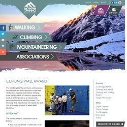 Climbing Wall Award (CWA)