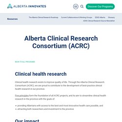 Alberta Clinical Research Consortium (ACRC)