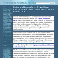 Size, Share, Analysis, Growth, Global Industry Overview and Forecast to 2023 - healthandhealthcaretrends