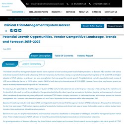 Clinical Trial Management System Market by End-User, Size, Share – Global Forecast to 2025