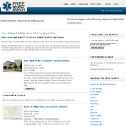 Free Health Clinics Grand Rapids MI