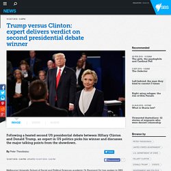 Trump versus Clinton: expert delivers verdict on second presidential debate winner