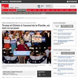Trump et Clinton à l'assaut de la Floride, où tout va se jouer