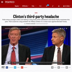 Clinton's third-party headache