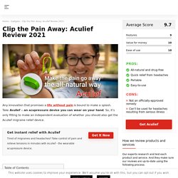 Pain Relief You Can Wear on Your Hand: Aculief Review