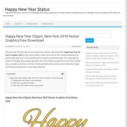 Happy New Year Clipart, New Year 2019 Vector PNG Graphics Free Download