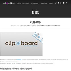 Clipboard - Un pinterest like collaboratif