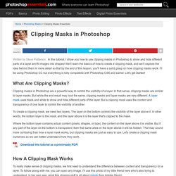 Photoshop Clipping Masks Tutorial