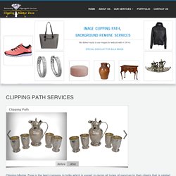 Clipping Path Services, Image Editing & Photo Retouching Service