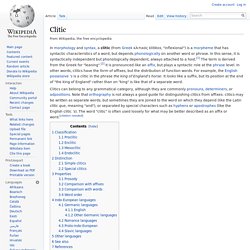 Clitic